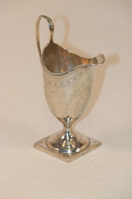 Lot 349 - RICHARD PERRIS; a George III hallmarked silver...