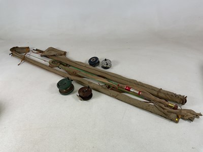 Lot 68 - JAMES ASPINDALE & SON; a three piece split...