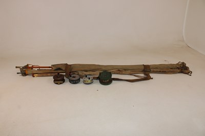Lot 68 - JAMES ASPINDALE & SON; a three piece split...