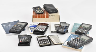Lot 1441 - HEWLETT-PACKARD; a HP-33C calculator, boxed...