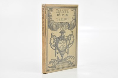 Lot 503 - ELIOT (T.S), DANTE, first edition, pictorial...