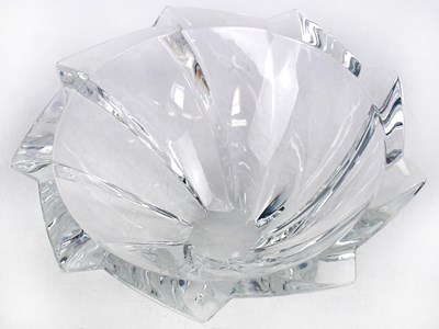 Lot 577 - BACCARAT; a large Objectif crystal bowl,...