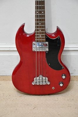 Lot 1049 - EPIPHONE; an EB-0 CH electric bass guitar,...