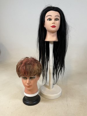 Lot 17 - Two modern mannequin busts.