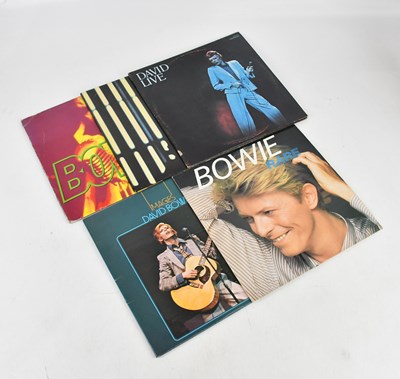 Lot 1232 - DAVID BOWIE; seven live and compilation ablums...