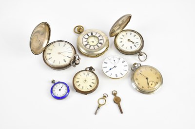 Lot 531 - A group of pocket watches comprising three...