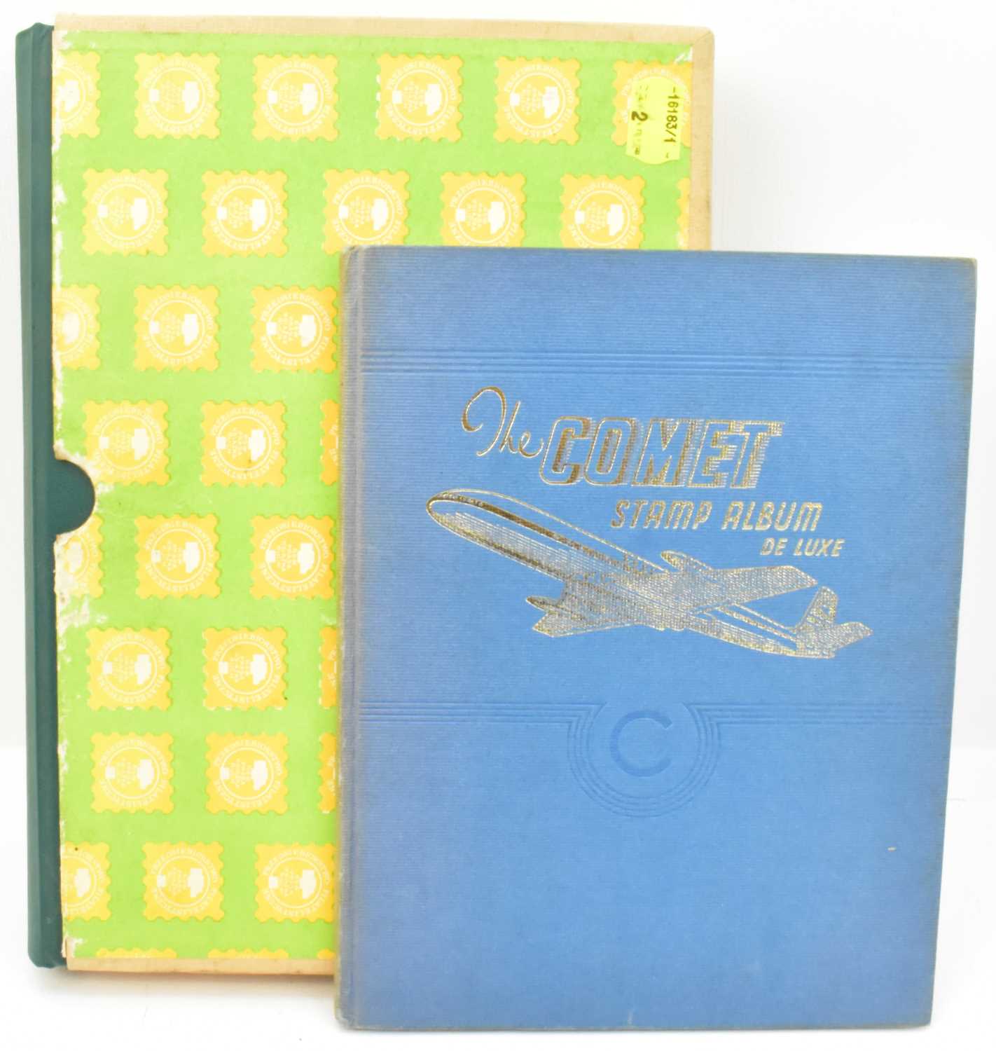 Lot 416 - Two hobby stamp albums, comprising a blue 'The...