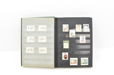 Lot 416 - Two hobby stamp albums, comprising a blue 'The...