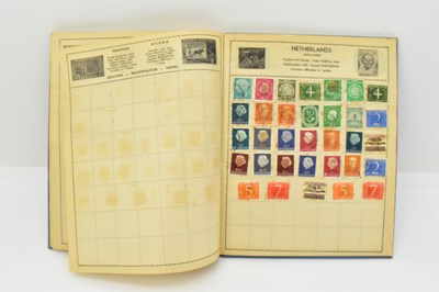 Lot 416 - Two hobby stamp albums, comprising a blue 'The...