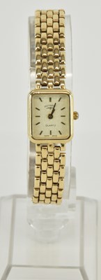 Lot 1468 - ROTARY; a lady's 9ct gold quartz watch, the...