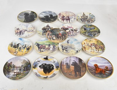 Lot 244 - A collection of cabinet plates, mainly...