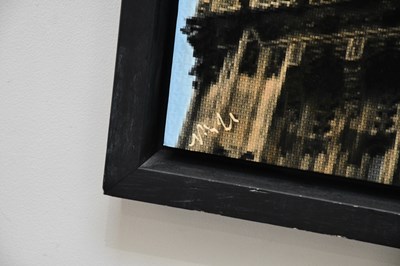 Lot 570 - NICK HOLDSWORTH; mixed media on board,...
