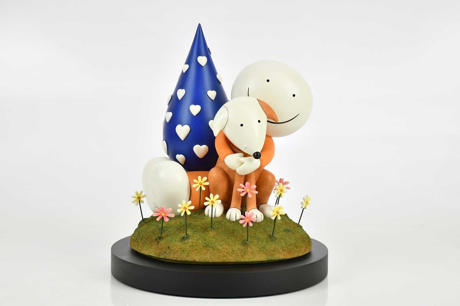 Lot 1408 - DOUG HYDE; a cold cast porcelain sculpture,...