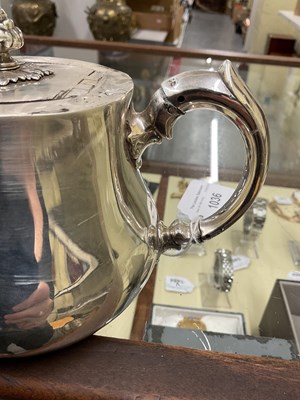 Lot 1036 - BENJAMIN PRESTON; a Victorian hallmarked...