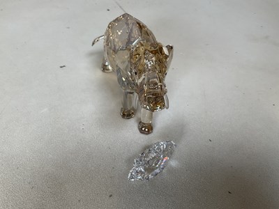 Lot 331 - SWAROVSKI; a boxed 'Cinta' elephant with...