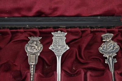 Lot 1090 - A Dutch 835 grade hallmarked silver teaspoon, '...