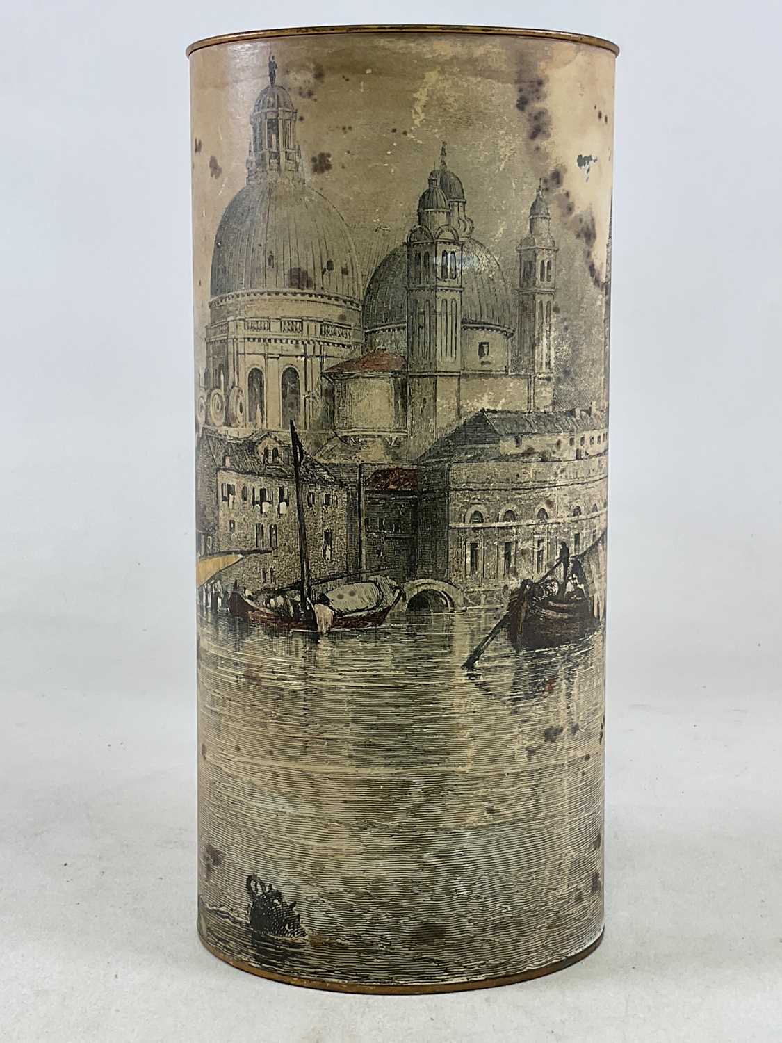 Lot 24 - A mid 20th century metal umbrella stand...