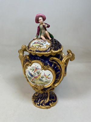 Lot 244 - A large mid-19th century English porcelain...