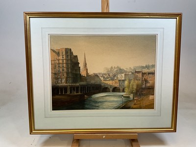 Lot 336 - KENNETH STANLEY TADD; watercolour, 'Pulteney...