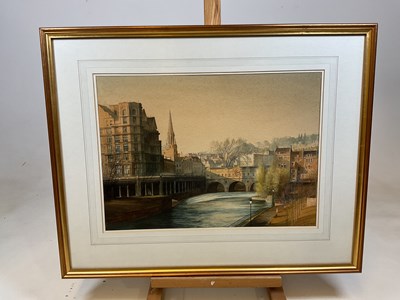 Lot 336 - KENNETH STANLEY TADD; watercolour, 'Pulteney...