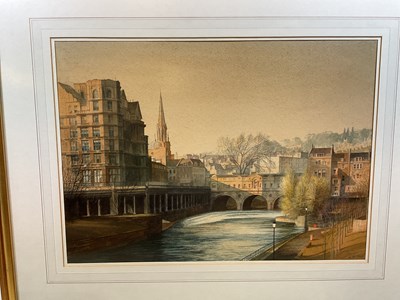 Lot 336 - KENNETH STANLEY TADD; watercolour, 'Pulteney...