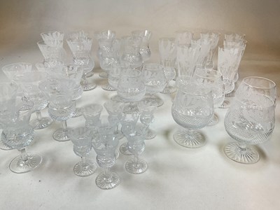 Lot 324 - EDINBURGH CRYSTAL; a suite of glassware...