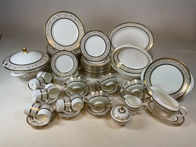 Lot 241 - MINTON; a large quantity of 'Aragon' dinner...