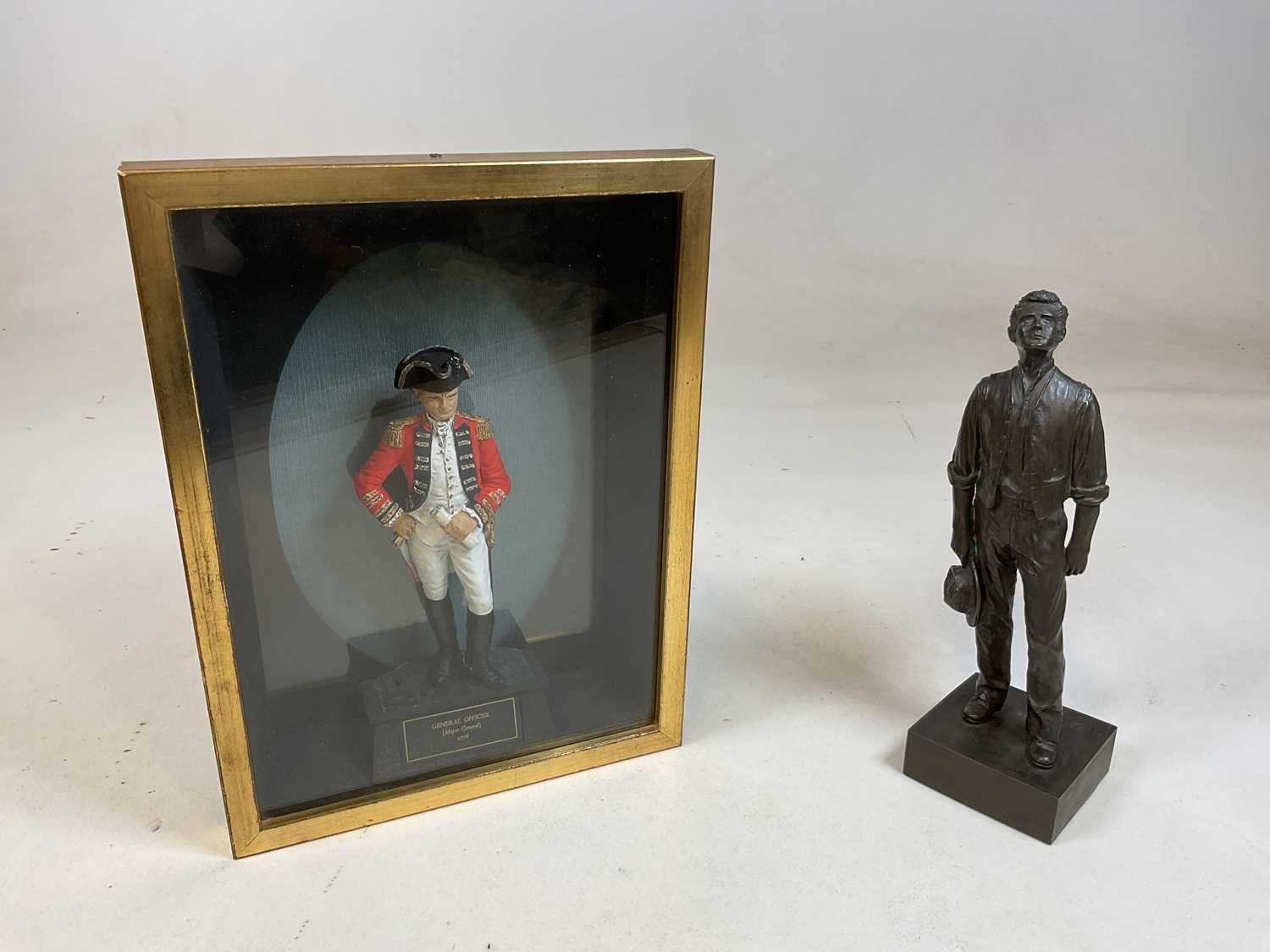 Lot 233 - PETER HICKS; a limited edition bronzed figure...