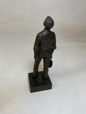 Lot 233 - PETER HICKS; a limited edition bronzed figure...