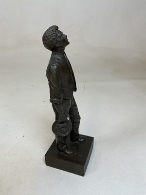 Lot 233 - PETER HICKS; a limited edition bronzed figure...