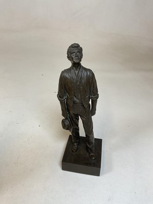 Lot 233 - PETER HICKS; a limited edition bronzed figure...