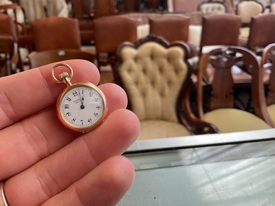 Lot 1657 - TIFFANY & CO, NEW YORK; a miniature yellow...