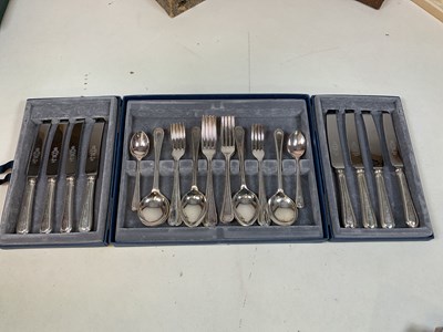 Lot 446 - Various boxed cutlery sets.