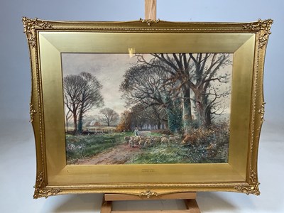 Lot 427 - HENRY CHARLES FOX (1860-1929); watercolour...