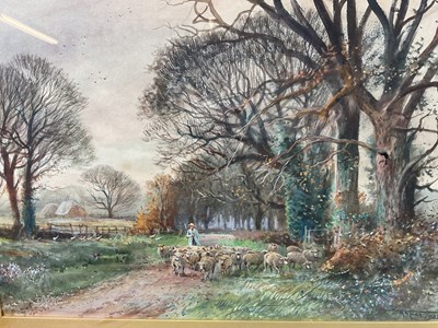 Lot 427 - HENRY CHARLES FOX (1860-1929); watercolour...