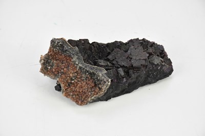 Lot 1535 - MINERAL SPECIMENS; a stinkspar cubic fluorite...
