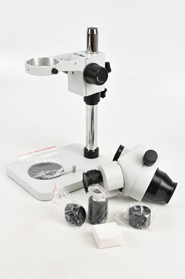 Lot 2455 - An unnamed modern microscope, boxed.