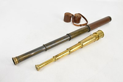 Lot 2445 - A Britex Universal 25 x 40 four-draw telescope...