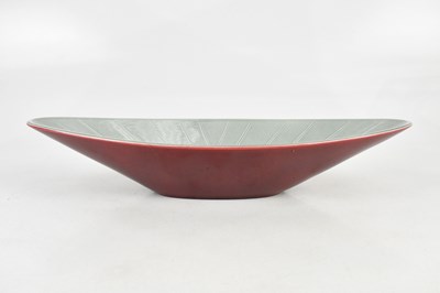 Lot 304 - RORSTRAND; an art pottery conical bowl, with...