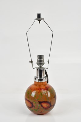 Lot 310 - WMF; a 1930s Art Deco Ikora glass lamp of...