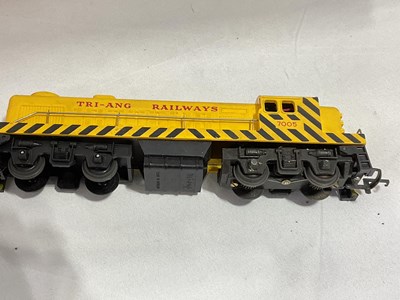 Lot 156 - TRI-ANG; a boxed R155 diesel switcher in...