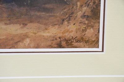 Lot 504 - JOHN KEELEY (1849-1930); watercolour, ‘Under...