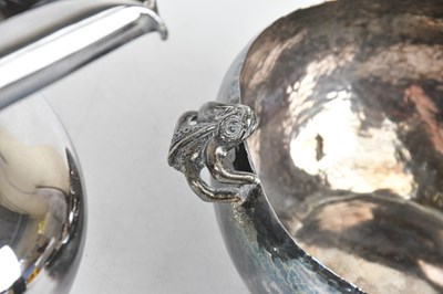 Lot 1460 - A Peruvian sterling silver water jug of...