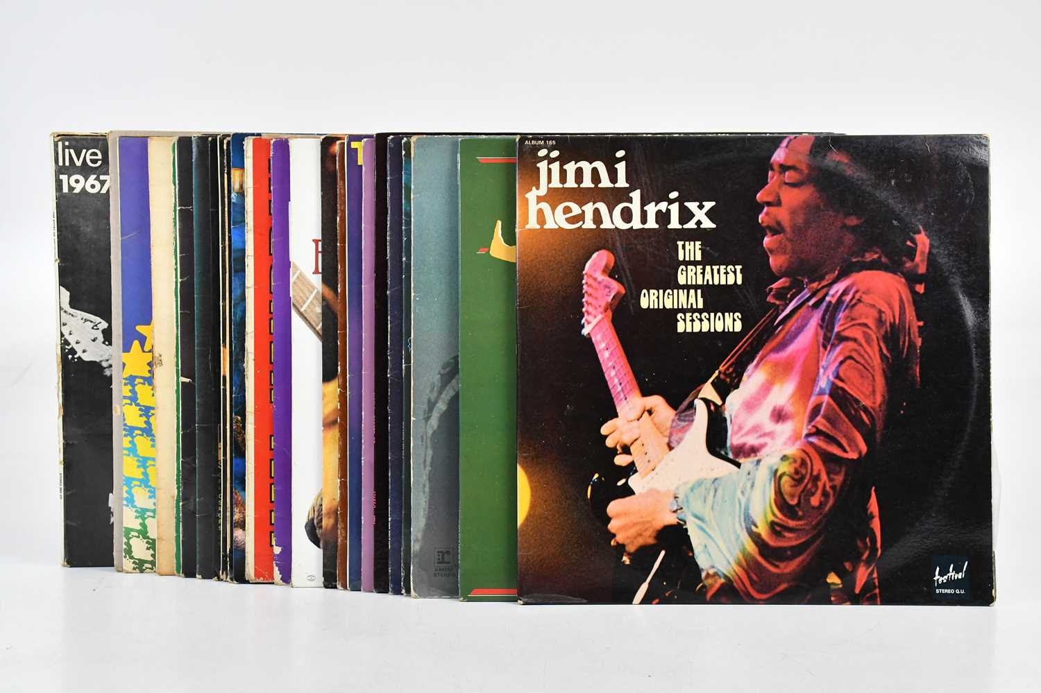 Lot 1155 - JIMI HENDRIX; twenty five albums comprising Mr....
