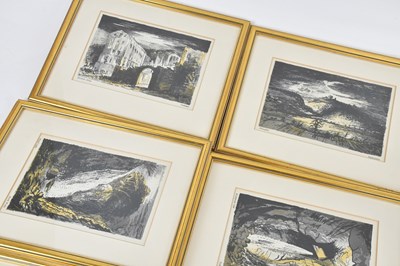 Lot 573 - AFTER JOHN PIPER; six coloured prints, Tallard...