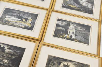 Lot 573 - AFTER JOHN PIPER; six coloured prints, Tallard...