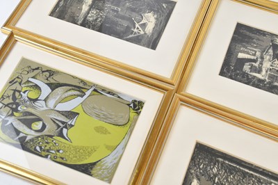 Lot 573 - AFTER JOHN PIPER; six coloured prints, Tallard...