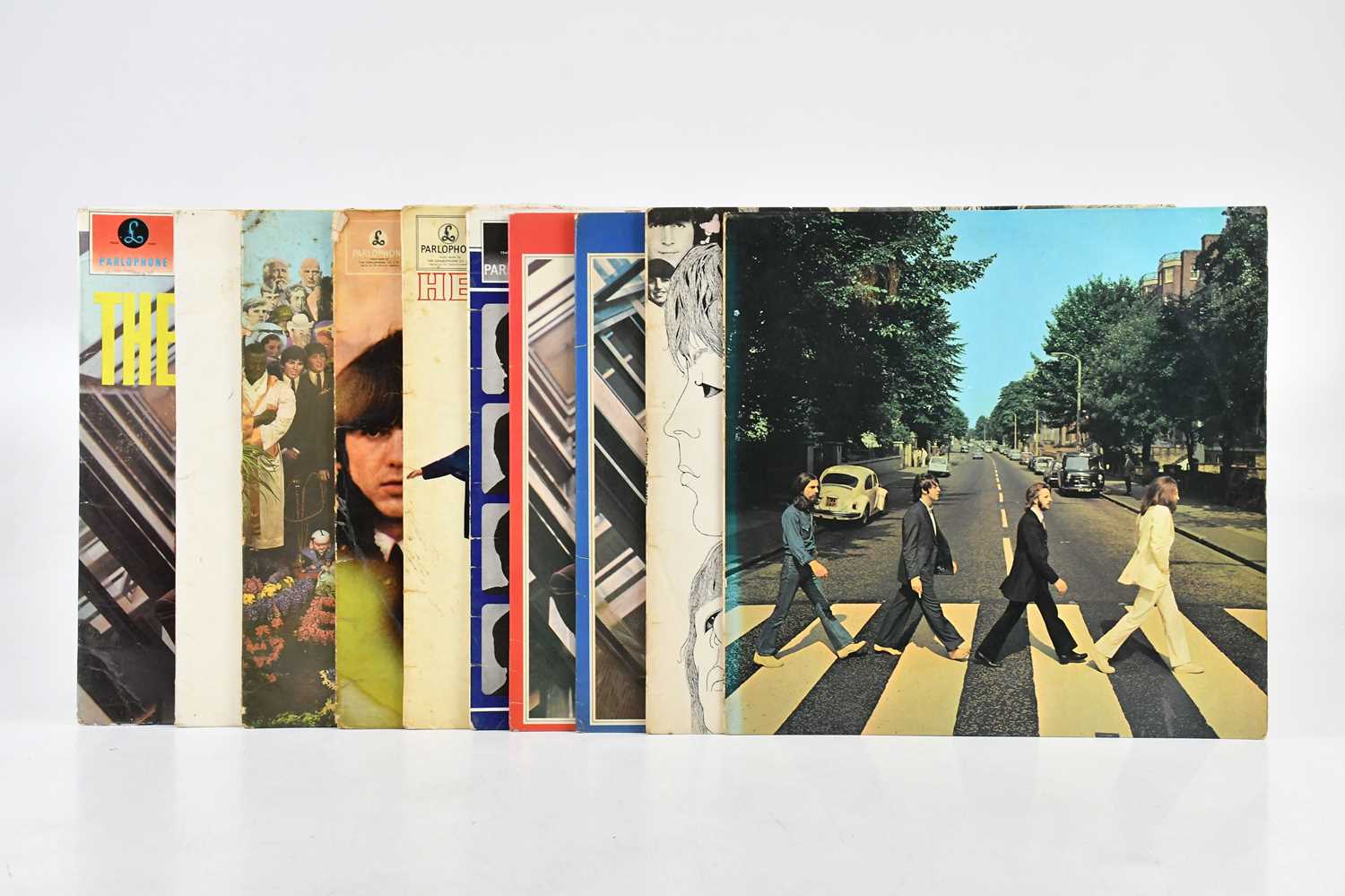 Lot 1164 - THE BEATLES; ten albums comprising Please...