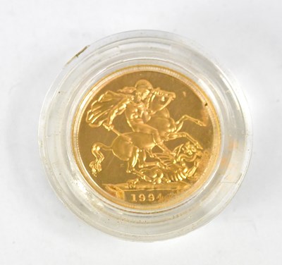 Lot 1163 - An Elizabeth II full sovereign, 1994,...