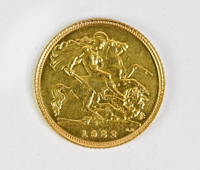 Lot 1172 - An Elizabeth II half sovereign, 1982.